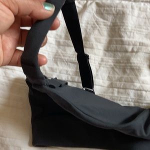 Girlfriend collective black maternity nursing bra size large